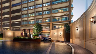 エントランス(車寄せ)完成予想CG