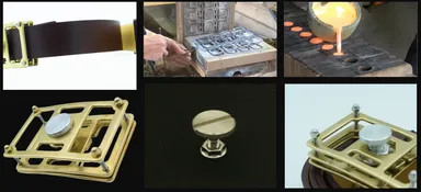 バックル・ネジは真鍮とアルミが選べる