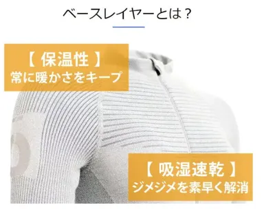 ベースレイヤーの大事な機能