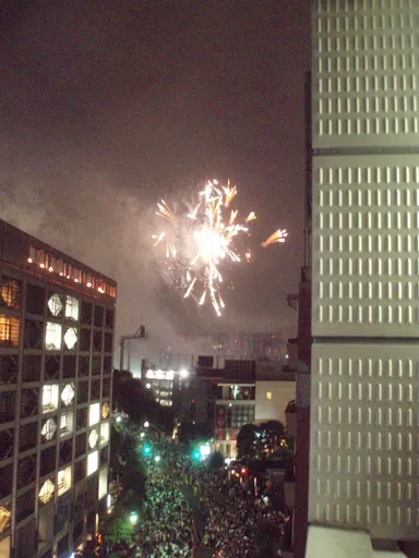 【9Fから見える花火】