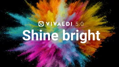 スーパーキラキラカラフル　Vivaldi5.0登場