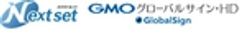 株式会社ネクストセット、GMOグローバルサイン・ホールディングス株式会社のロゴ