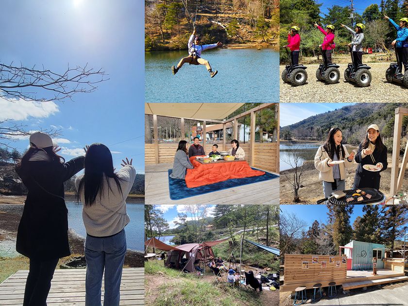 森のアスレチックやジップラインがあるレジャー施設 ボウケンノモリ のせ に 新キャンプシステム オレノナワバリ 新しい外食スタイル モリノテラス をオープン 株式会社冒険の森のプレスリリース