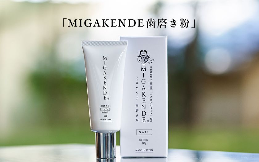 犬の約8割が歯周病！？実はペットにも必要な歯磨き
わんちゃんに優しい無添加の歯磨き粉の発売開始