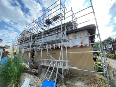 改装中の蔵(外観)2