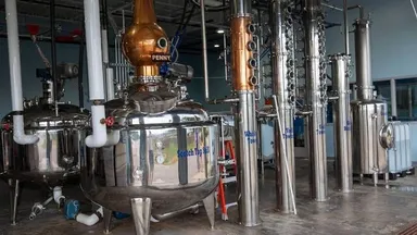 18回もある、Vodka+社独自の蒸留プロセス