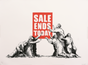 バンクシー 《セール最終日》Sale Ends(v.2) 2007年　個人蔵