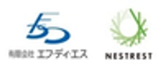有限会社エフ・ディ・エス、株式会社ネストレストのロゴ