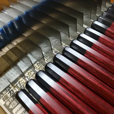 美しい艶々のハンドル