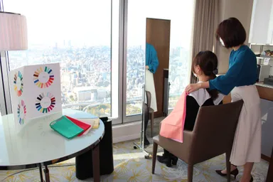 パーソナルカラー診断イメージ画像