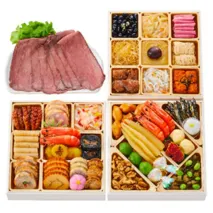 ［おせち料理専門店　板前魂］『初夢』和洋風 三段重 34品目 3人前