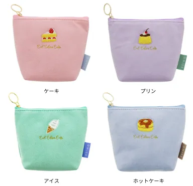 サガラ刺繍ミニポーチ