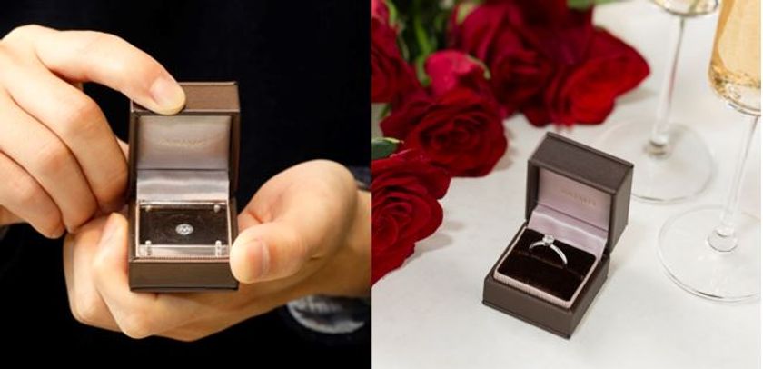 サプライズプロポーズを叶え、婚約指輪のデザインはふたりで選べる
理想の『ダイヤモンドプロポーズ』
