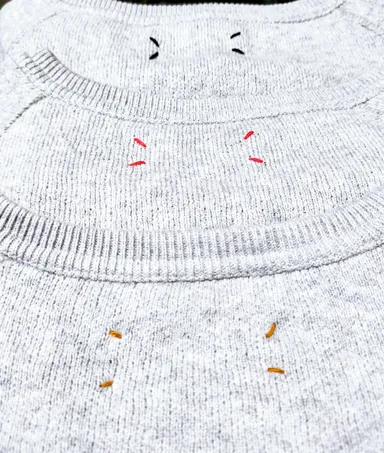 ハンドステッチカラー