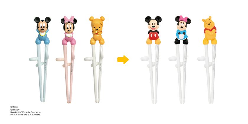 毎日の食事がもっと楽しくなるエジソンのお箸 R にディズニーの人気キャラクターの新作が登場 12月上旬に発売 株式会社ケイジェイシーのプレスリリース
