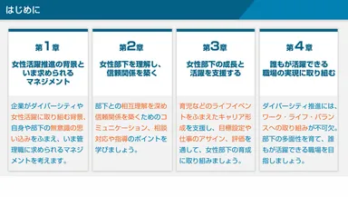 ポイントを網羅した章構成