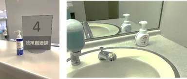 商品設置の様子