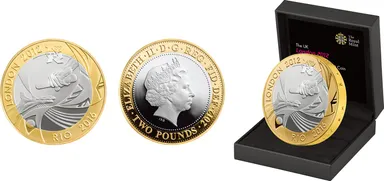 2ポンド2色ピエフォー銀貨