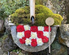 季節の花手水3