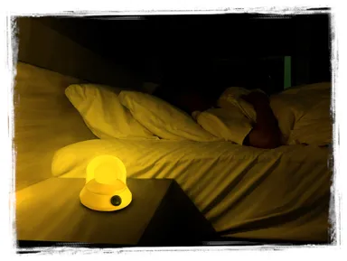 ベッドライトとして