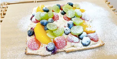 岩澤正和シェフ考案ピーナッツバターのスイーツピザ