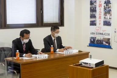 京都労働局の金刺局長・京都運輸支局の藤原支局長が訪問