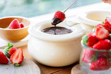 ＋500円であったかチョコフォンデュ(チョコ)