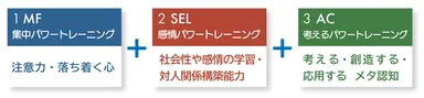 SELを中心にMFとACの3つのメソッドを融合