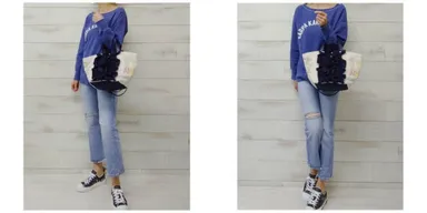 Hawaiiプリントフリルバッグ 2