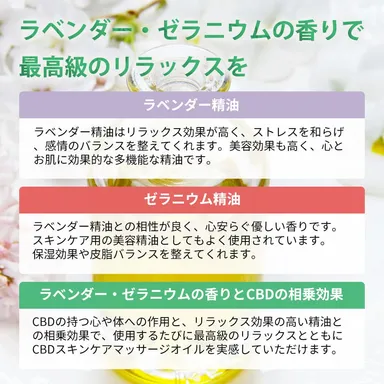 最高級CBD ボディトリートメントマッサージオイル 2