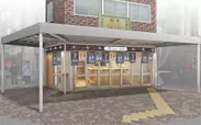 【立喰い寿司魚椿名駅西口店】外観