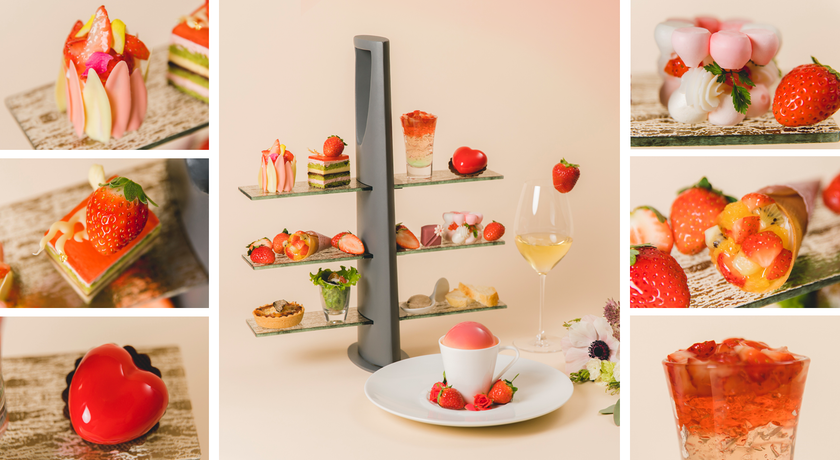 ～自分へのご褒美 Luxury Time～
“いちごまみれ”の　Strawberry Afternoon Tea 