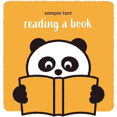 アイコンの本好きパンダ