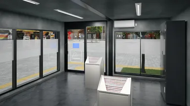 喫煙所　室内イメージ