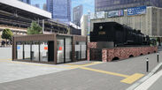 コンテナ型喫煙所 新橋駅前SL広場　設置イメージ