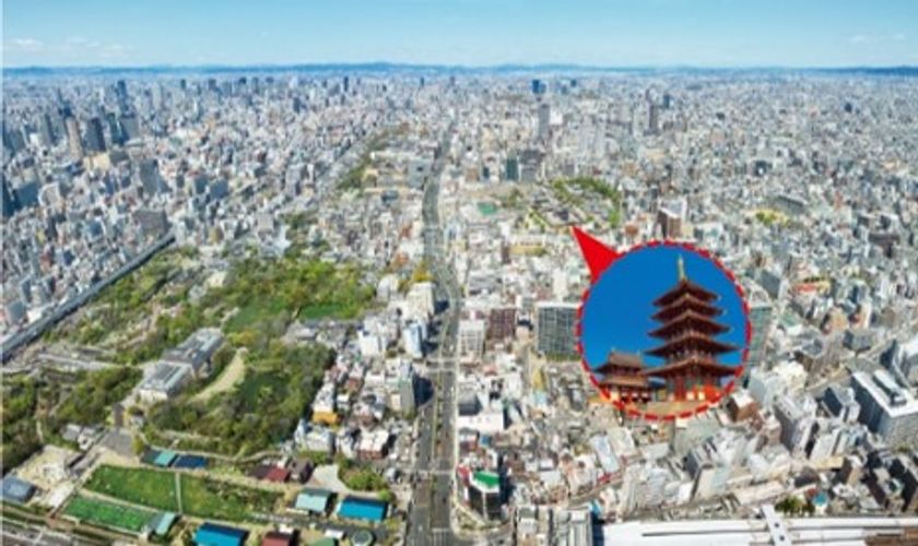 ハルカス３００（展望台）× 四天王寺
聖徳太子１４００年御聖忌　特別企画
