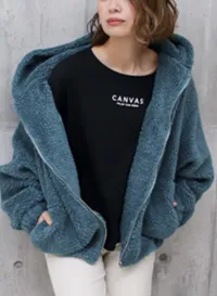 ビッグサイズボアブルゾン