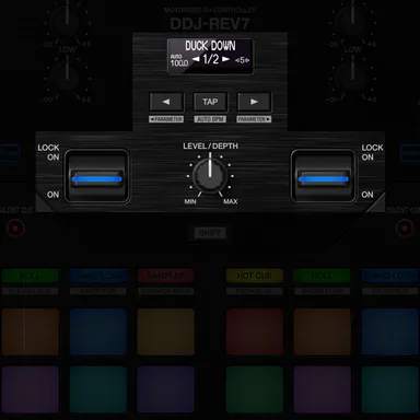 ダイナミックなトランジションを演出する新規3種類を含む計22種類の本体内蔵BEAT FX