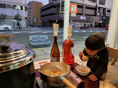 おでんを提供するある日のNewStand