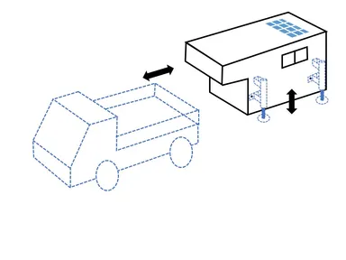 載せ下ろしイラスト