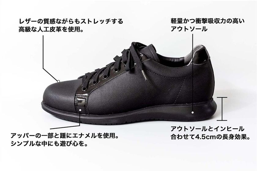 クセになる履き心地！特許インソールが理想の姿勢を実現。 『ボディ
