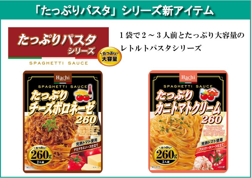 たっぷりパスタ』シリーズに新商品が登場！ 「たっぷりチーズ