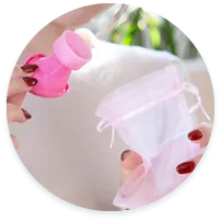 速乾メッシュ巾着