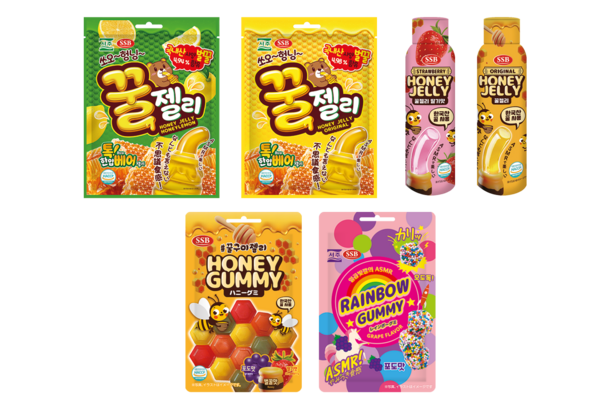 韓国snsや動画で話題の ハニーゼリー や レインボーグミ 全6種類のお菓子 が一挙に日本上陸 2月下旬より順次発売 株式会社エス エス ビーのプレスリリース