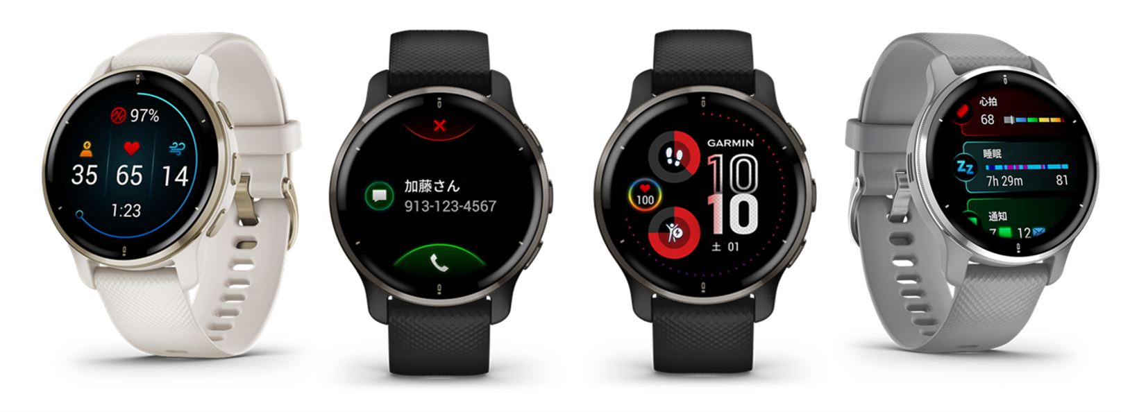 シルバーピーチ ☆定価5万円☆Venu Garmin ガーミン スマートウォッチ