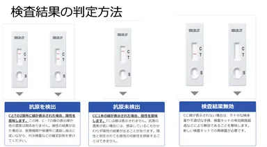 検査結果の判定方法