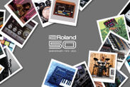 創業50年記念特設ウェブサイト『Roland at 50』メイン・イメージ