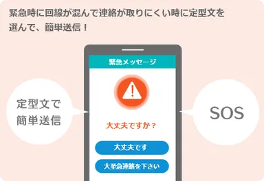 緊急メッセージ