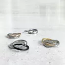 Triple layered ring
