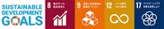 SDGsの4つの目標に貢献